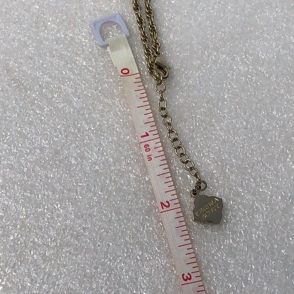 Kendra Scott Necklace Iridescent Tassel Gold Tone Long - Picture 10 of 12